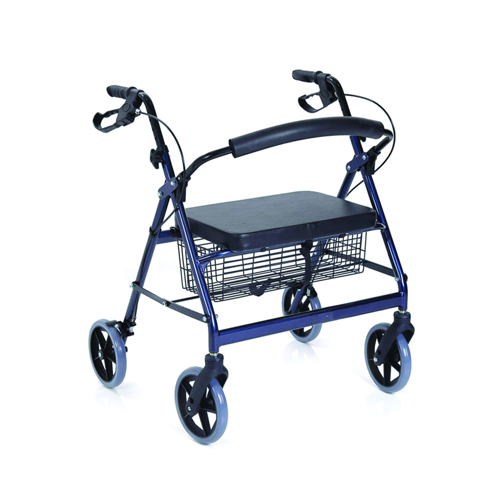 Rollator Walkers - Mopedia Apollo Hd 4-wheel Folding Rollator Walker For Elderly Disabled