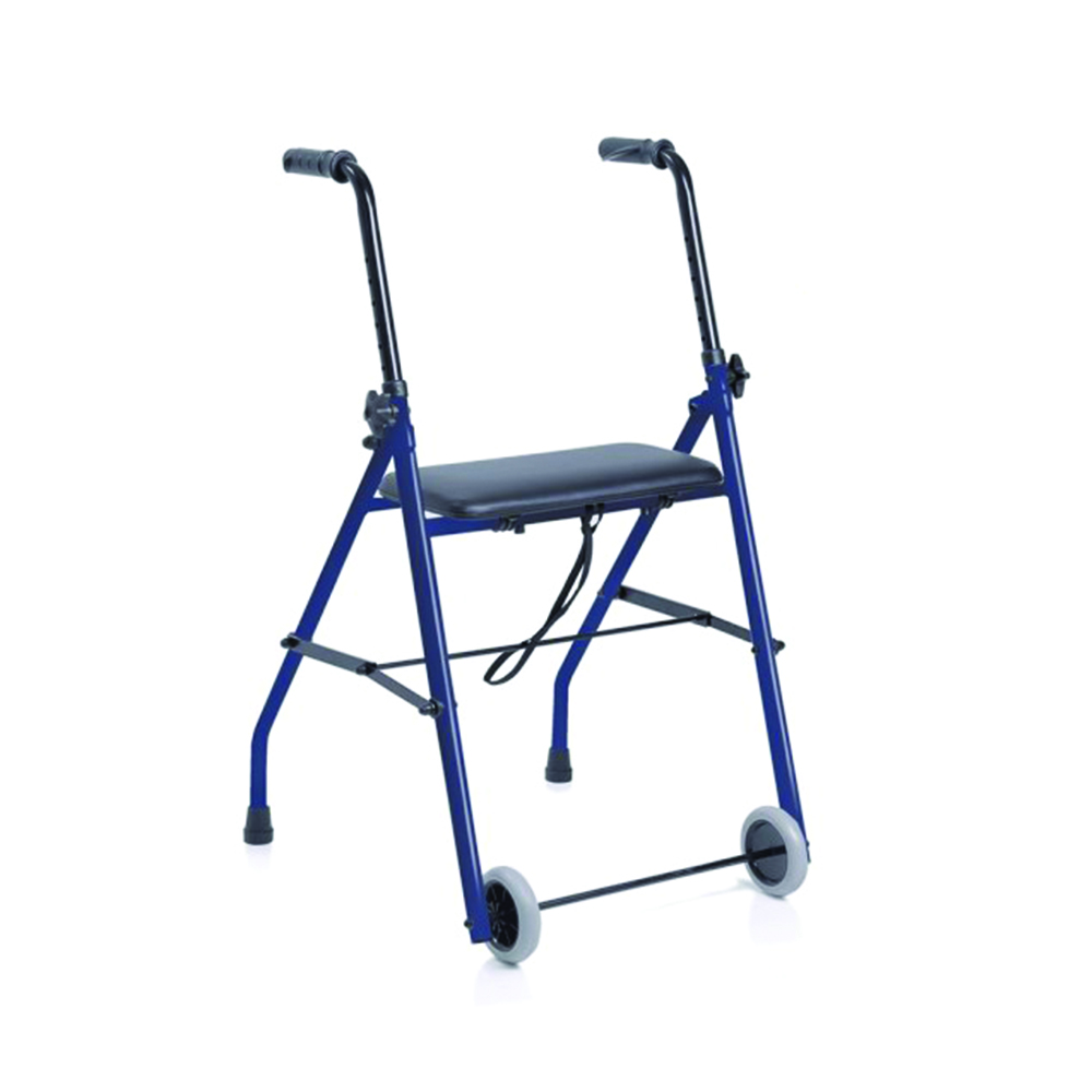 Rollator Walkers - Mopedia Nettuno Folding Rollator Walker For The Elderly And Disabled With 2 Wheels