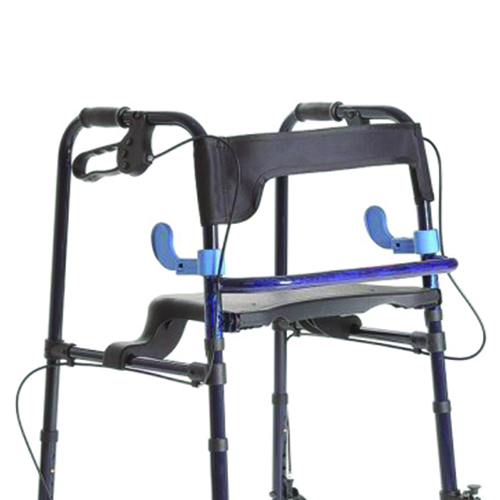 Rollator Walkers - Mopedia Folding Rollator Walker For Elderly Disabled 4 Wheels And Brakes