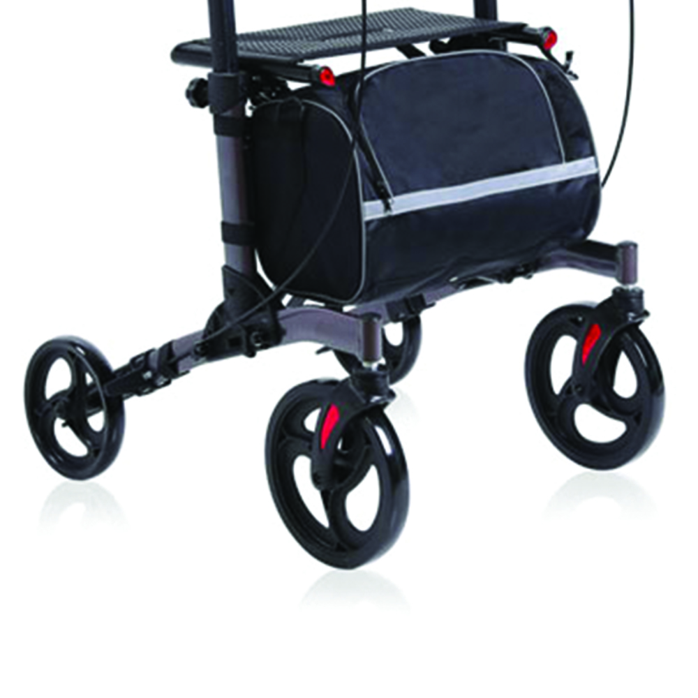 Rollator Walkers - Mopedia Rollator Folding Saturno Anti-arm Walker For Elderly 4 Wheels