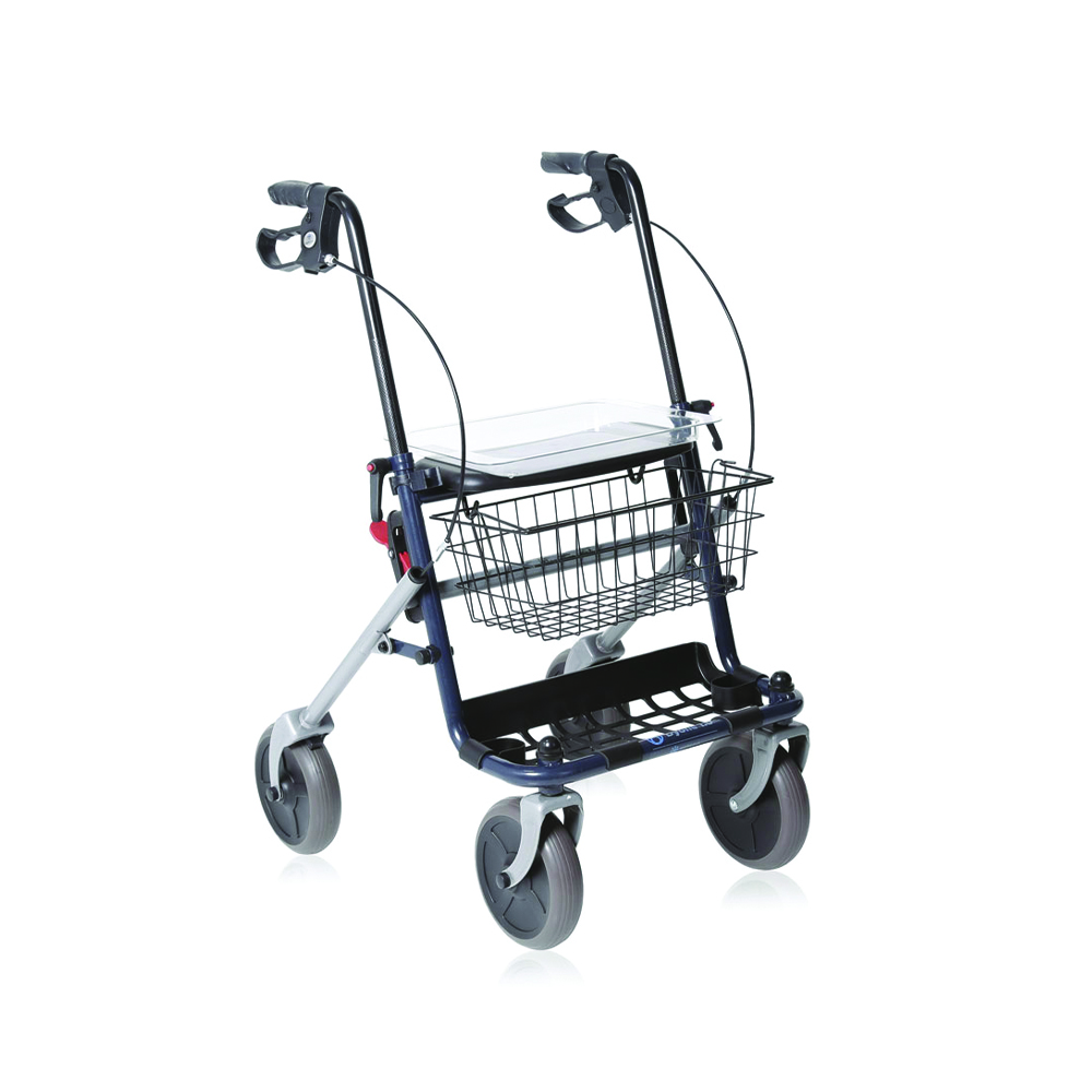 Rollator Walkers - Mopedia Dyone 1.0 Folding Rollator Walker For The Elderly And Disabled With 4 Wheels