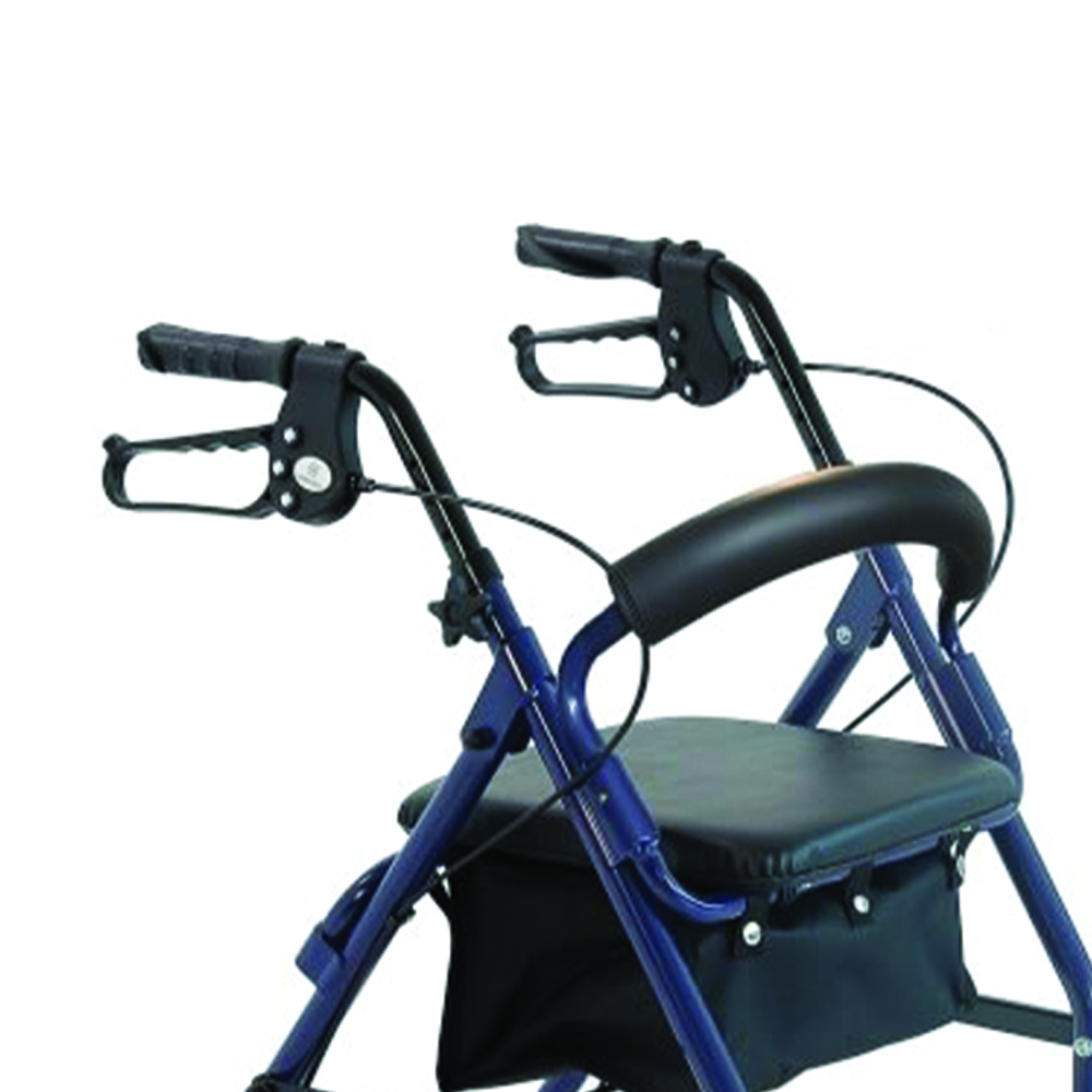 Rollator Walkers - Mopedia Walker Rollator Folding Mini Atlas Walker For Elderly Disabled 4 Wheels