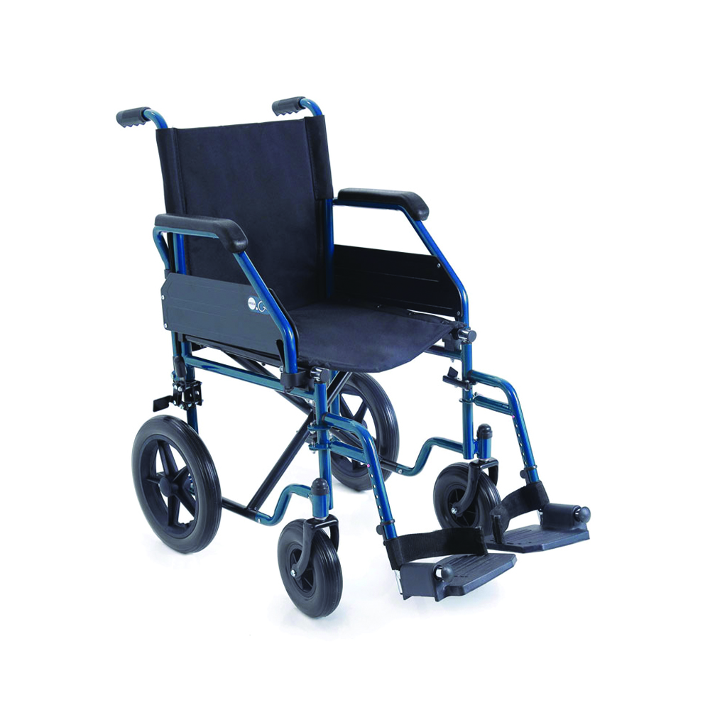 Wheelchairs for the disabled - Ardea One Wheelchair For Disabled Go Blue Folding Wheelchair Transit