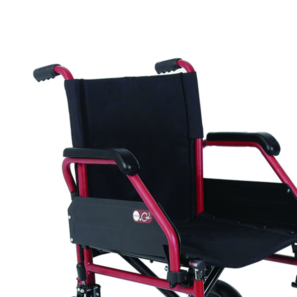 Wheelchairs for the disabled - Ardea One Wheelchair For Disabled Go Red Folding Wheelchair Transit