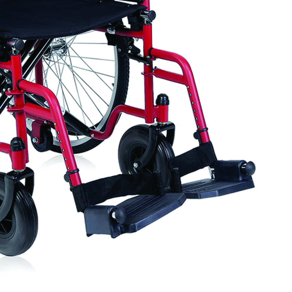 Carrozzine disabili - Ardea One Sedia A Rotelle Per Disabili Start 2 Rosso Carrozzina Pieghevole Autospinta