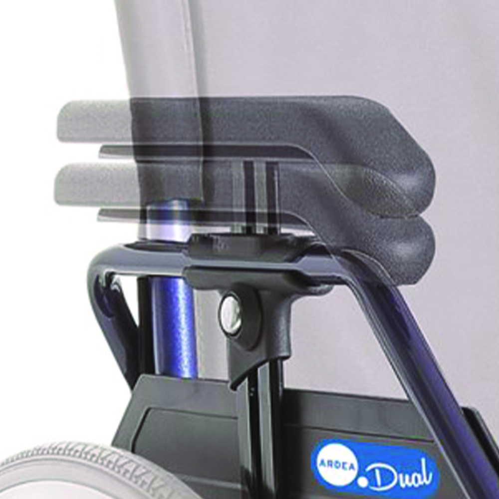 Wheelchair Accessories and Spare Parts - Ardea One Pair Of Adjustable Lifting Armrests For Dual/dual Go/go Up Wheelchairs