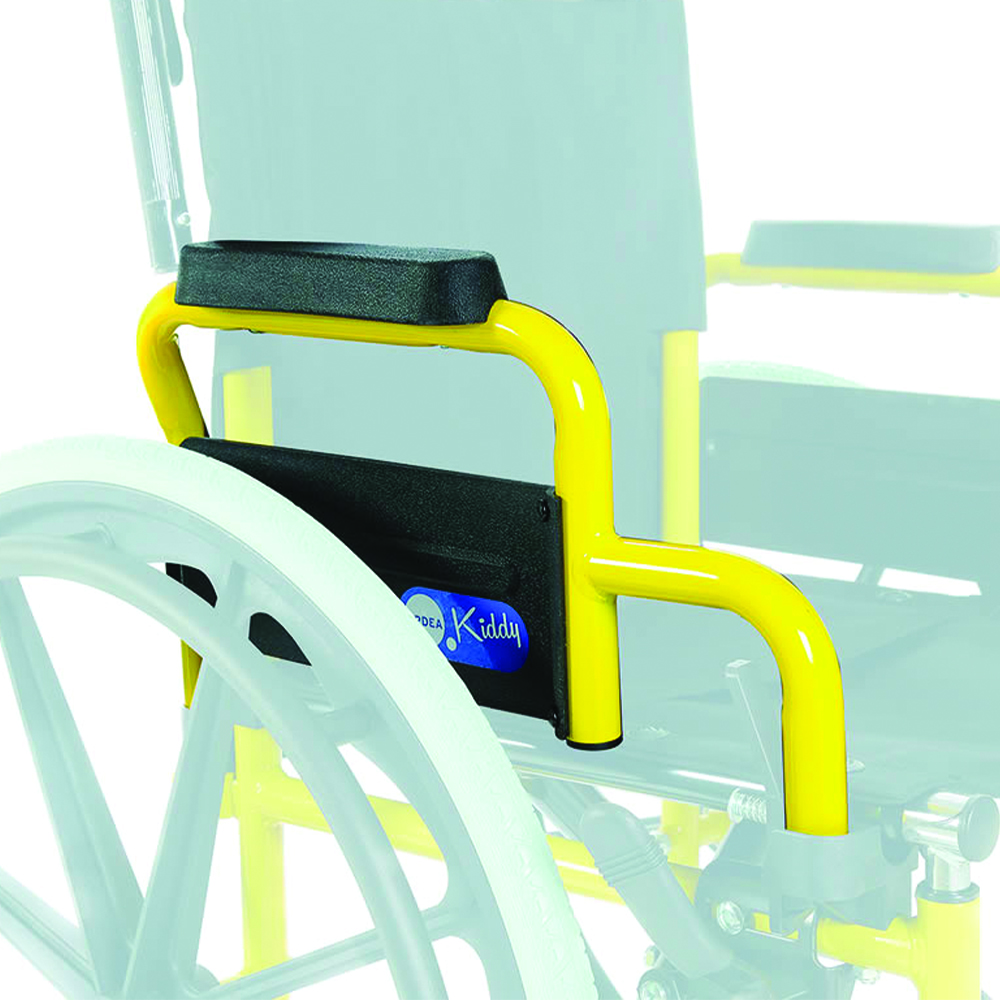 Wheelchair Accessories and Spare Parts - Ardea One Pair Of Standard Folding Armrests For Kiddy Wheelchair