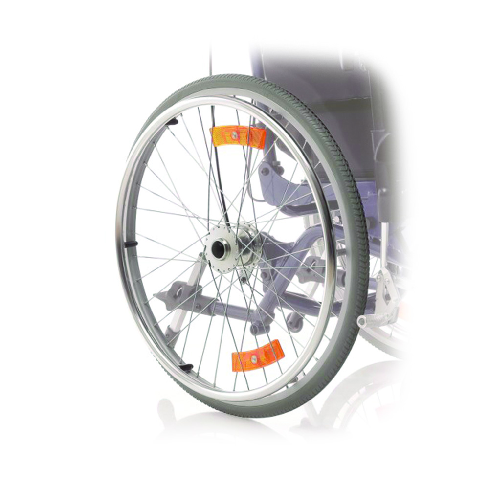 Wheelchair Accessories and Spare Parts - Ardea One Pair Of Rear Wheels For Relief Wheelchairs