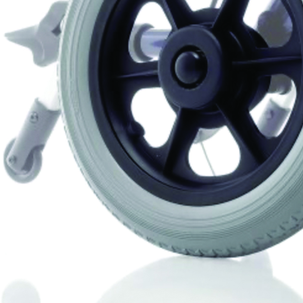Wheelchair Accessories and Spare Parts - Ardea One Pair Of Rear Pu Wheels For Relief Go Wheelchair