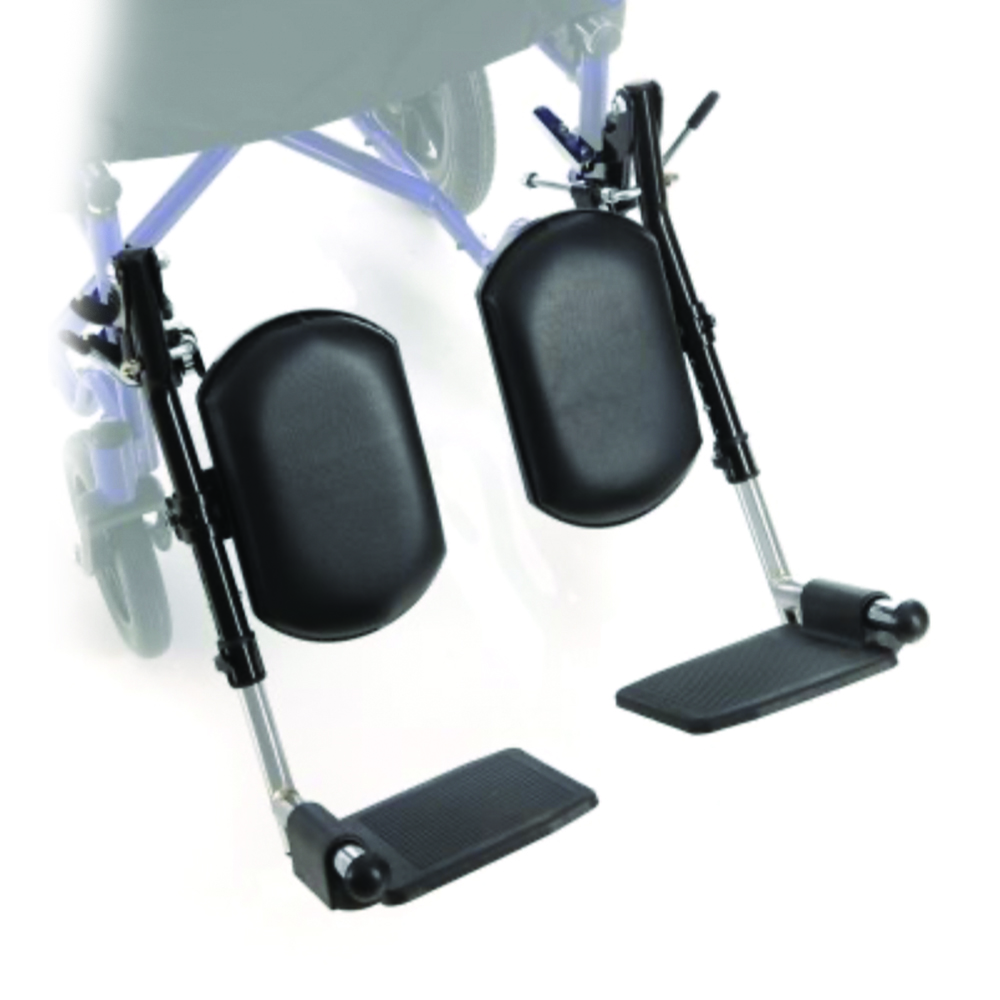 Wheelchair Accessories and Spare Parts - Ardea One Painted Elevating Footrests For Folding Wheelchair Cp Series