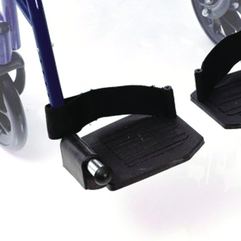 Wheelchair Accessories and Spare Parts - Ardea One Pair Of Removable Side Platforms With Heel Stop For Wheelchairs