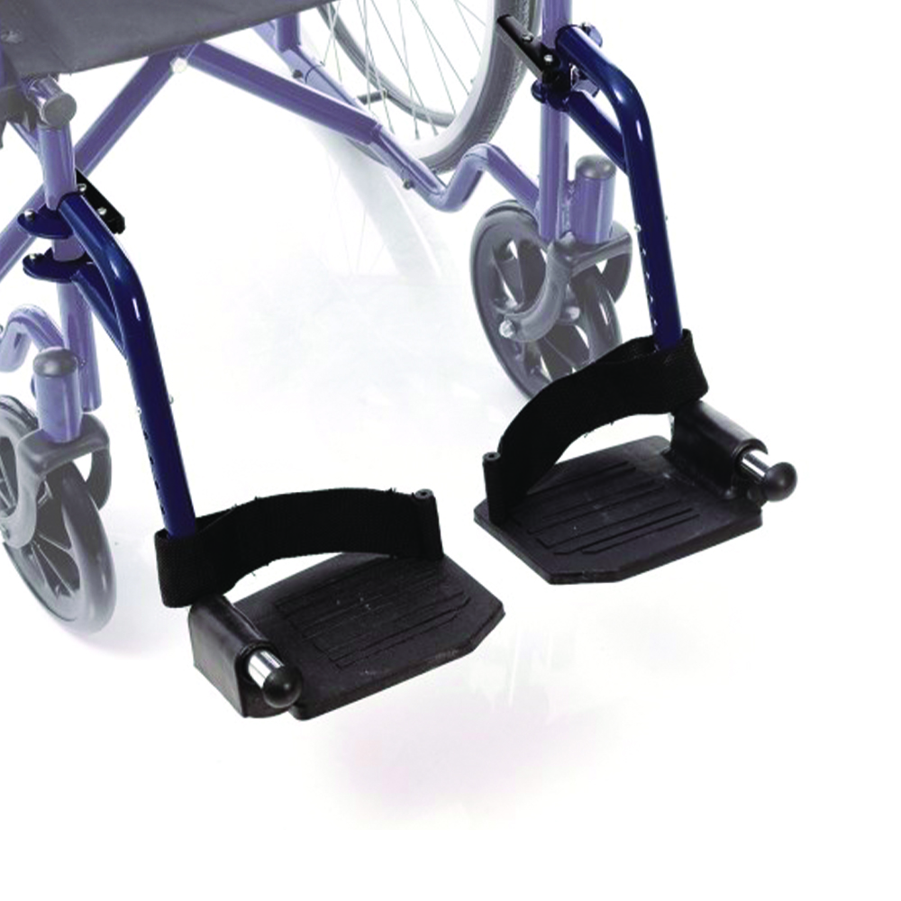 Wheelchair Accessories and Spare Parts - Ardea One Pair Of Removable Side Platforms With Heel Stop For Wheelchairs