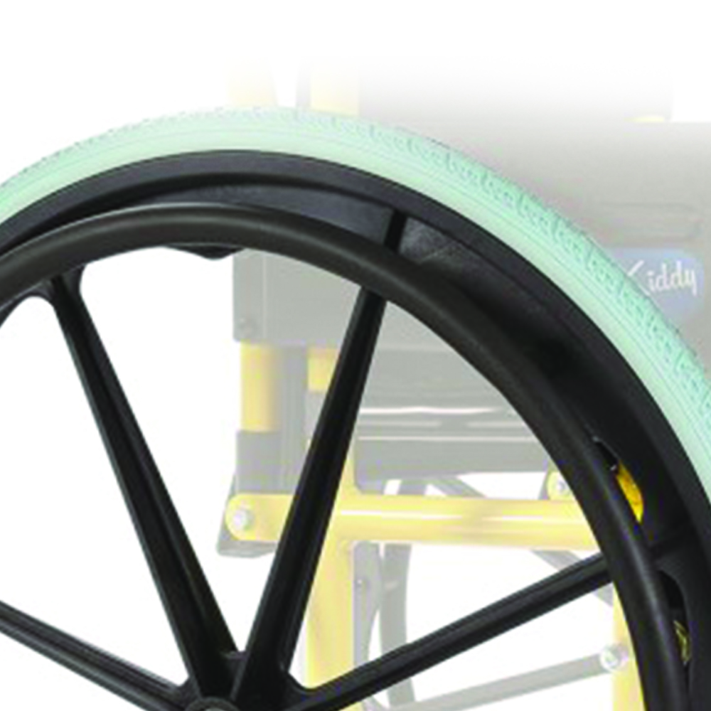 Wheelchair Accessories and Spare Parts - Ardea One Single Rear Wheel For Kiddy Wheelchair