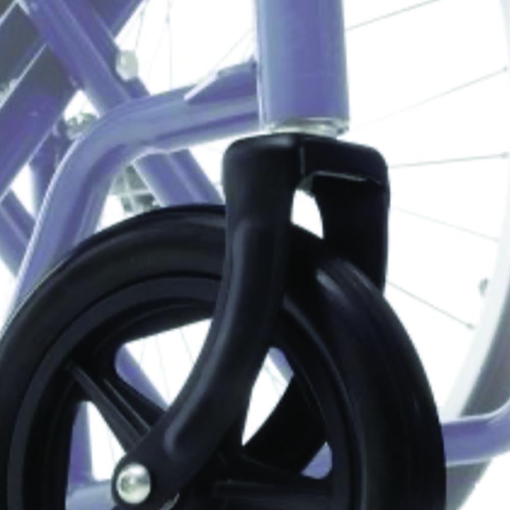 Wheelchair Accessories and Spare Parts - Ardea One Single Front Wheel For Prima Dual And Go Series Wheelchairs