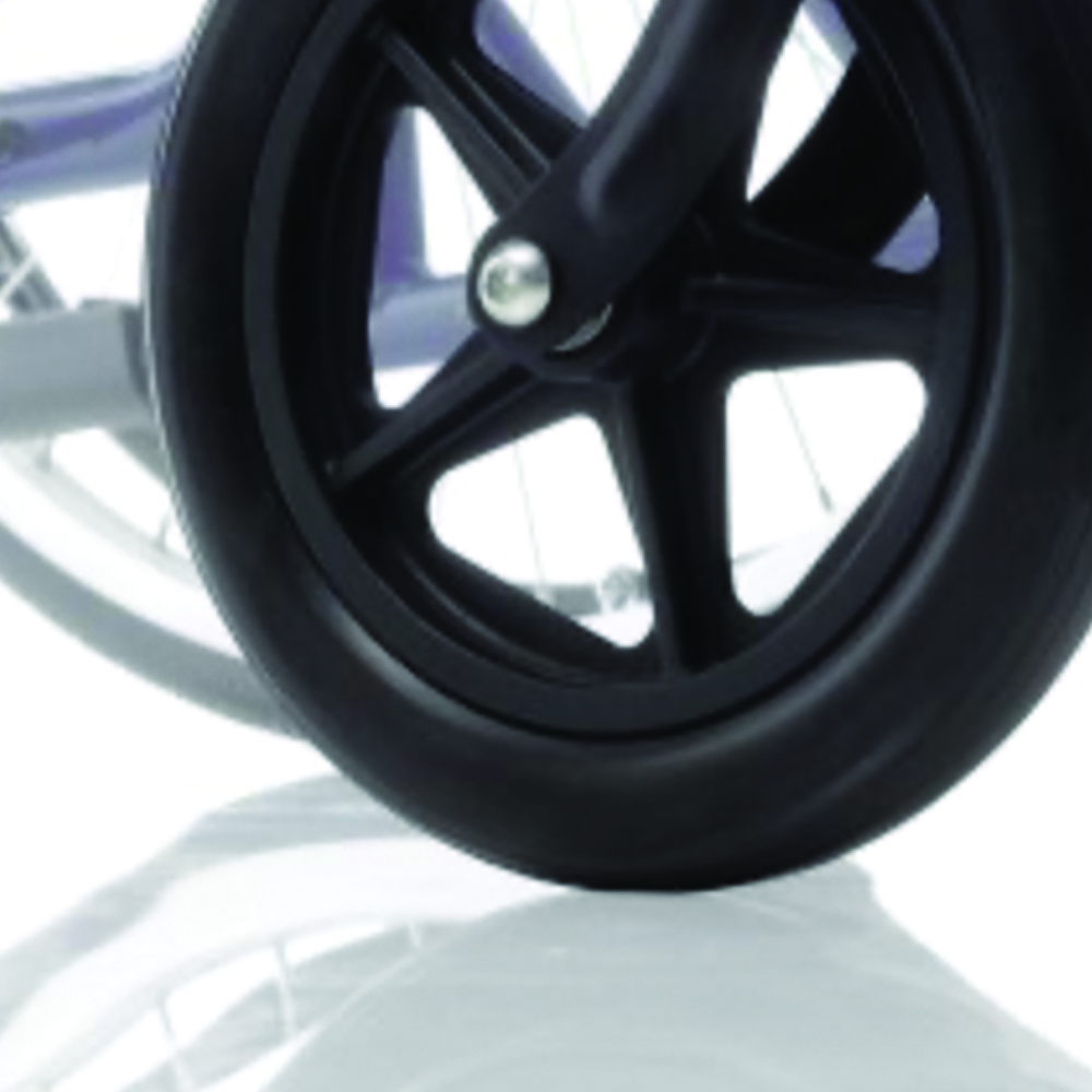 Wheelchair Accessories and Spare Parts - Ardea One Single Front Wheel For Prima Dual And Go Series Wheelchairs