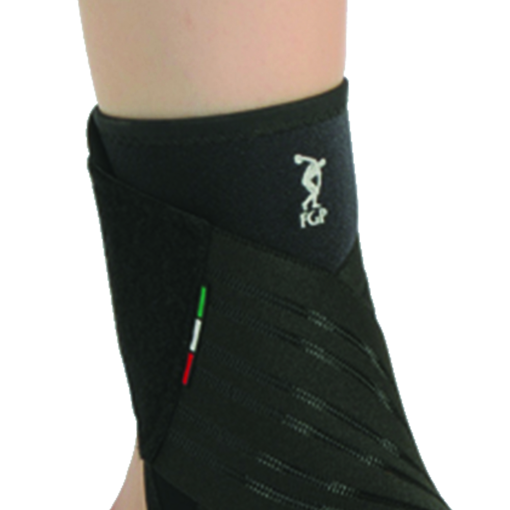 Ankle braces - Fgp Ankle Brace 8light Ankle Brace With Black Bandage