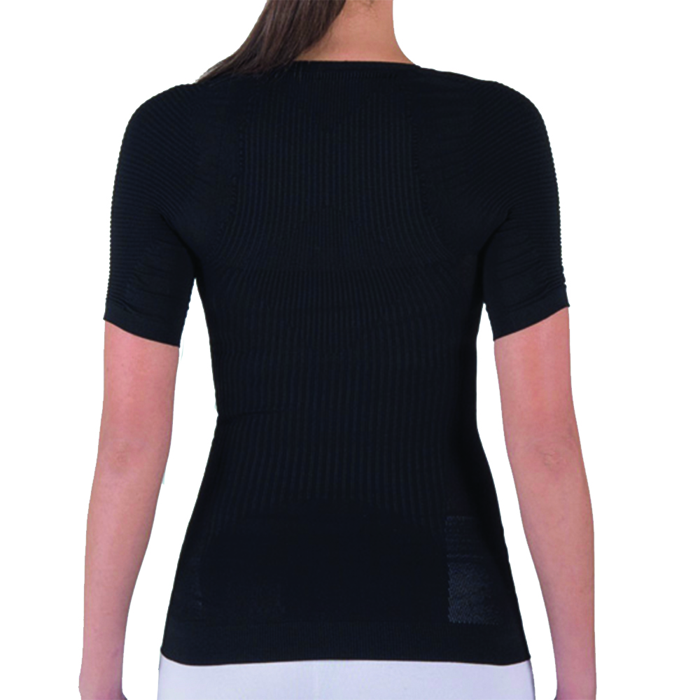 Trunk tutors - Fgp Orthopedic Posture Corrector P+tech Unisex Black Shirt