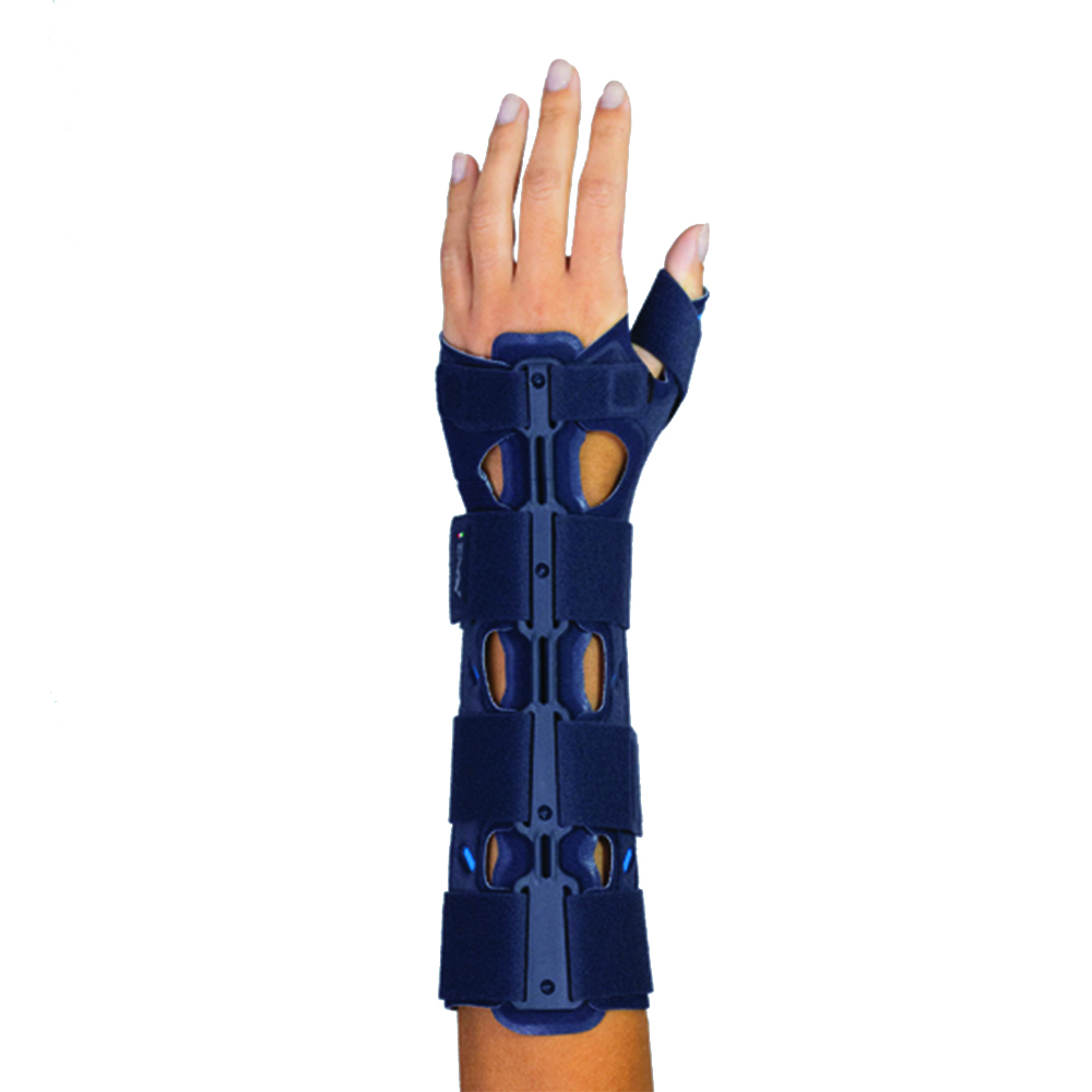 Wrist Braces - Fgp Dual Lock T Max Right Long Splint Wrist Brace With Thumb Immobilizer