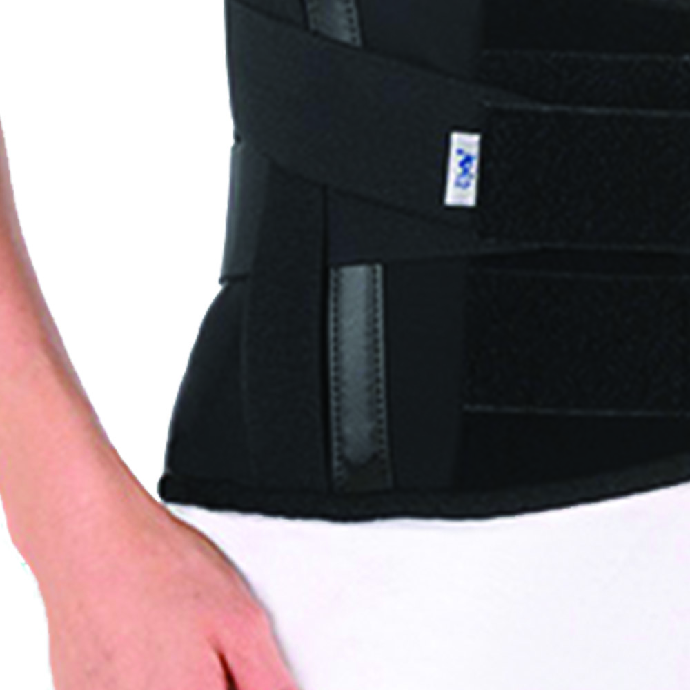 Trunk tutors - Fgp Lumbar Band Elastic Corset With Straps Crl-350 H27cm Black