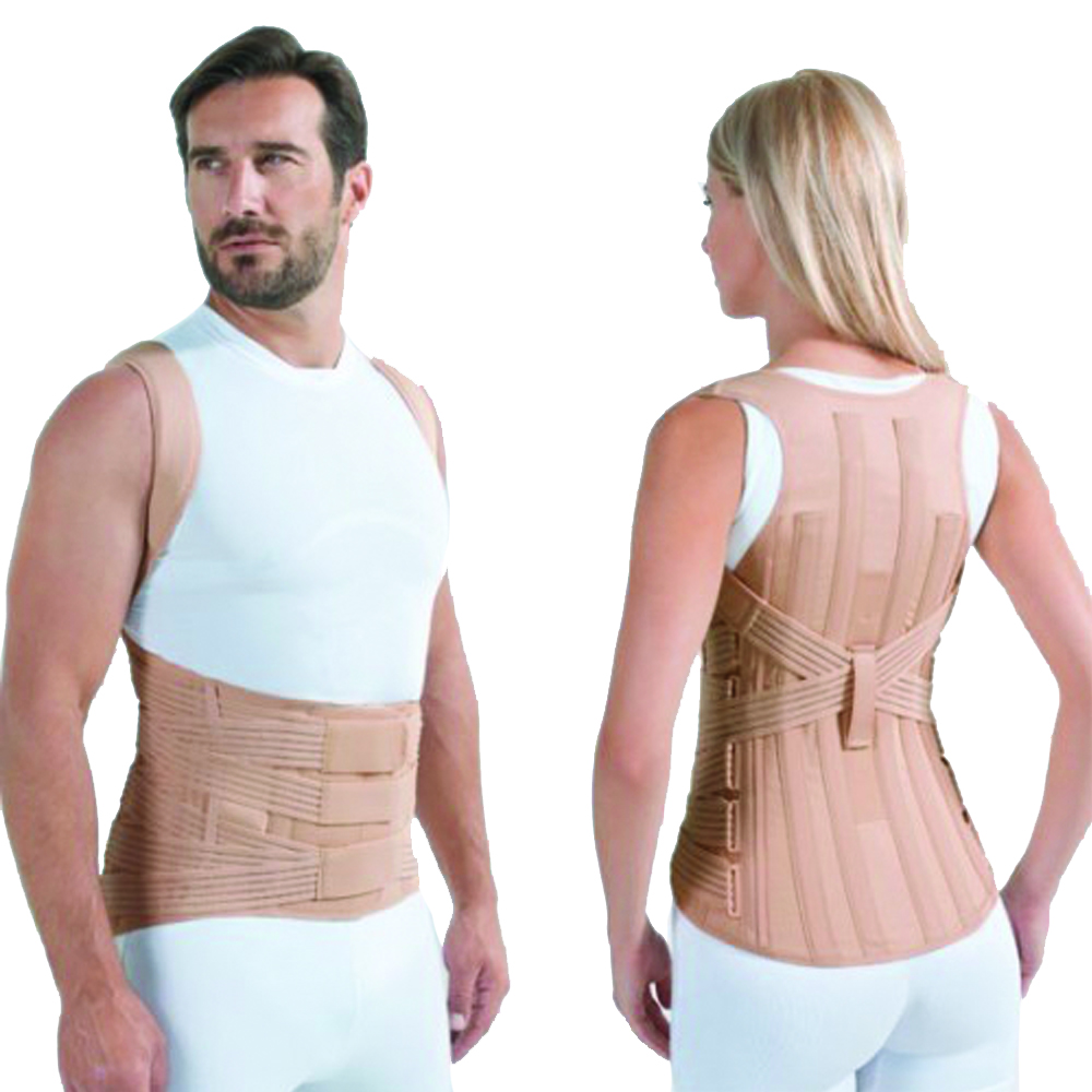 Trunk tutors - Fgp Lumbar Band Semi-rigid Corset With Shoulder Straps Dorsofixo 4.0 Men