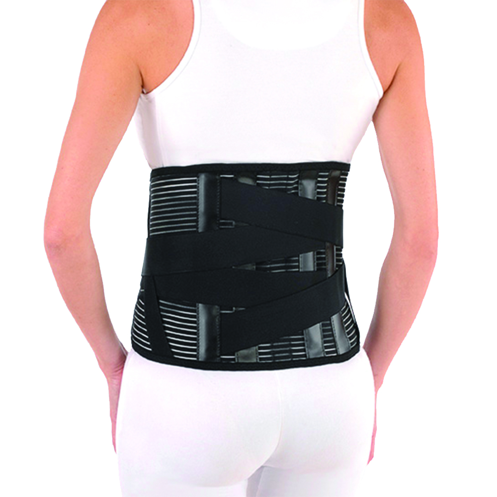 Trunk tutors - Fgp Lumbar Band Corset Elastincrociato With Straps Crm 950 H 27cm
