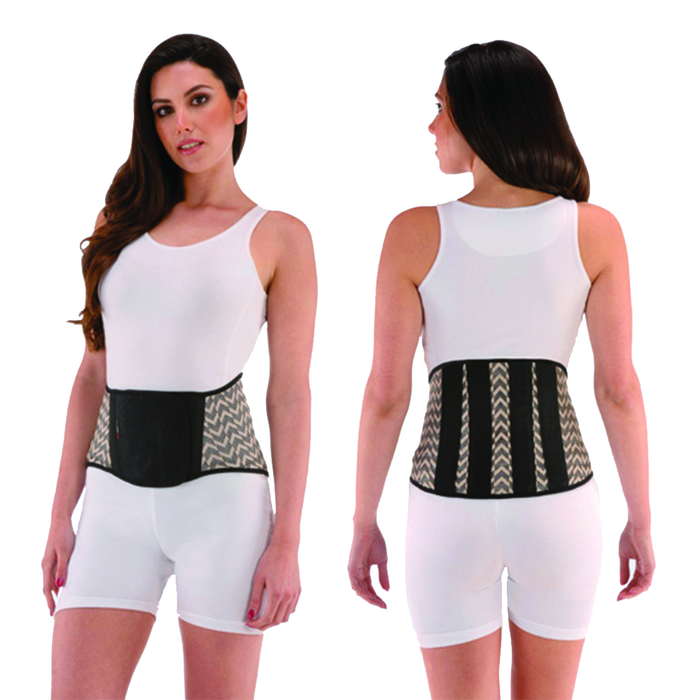 Trunk tutors - Fgp Lumbar Band Corset Brace Fashion Glam Black/skin H 25cm Woman