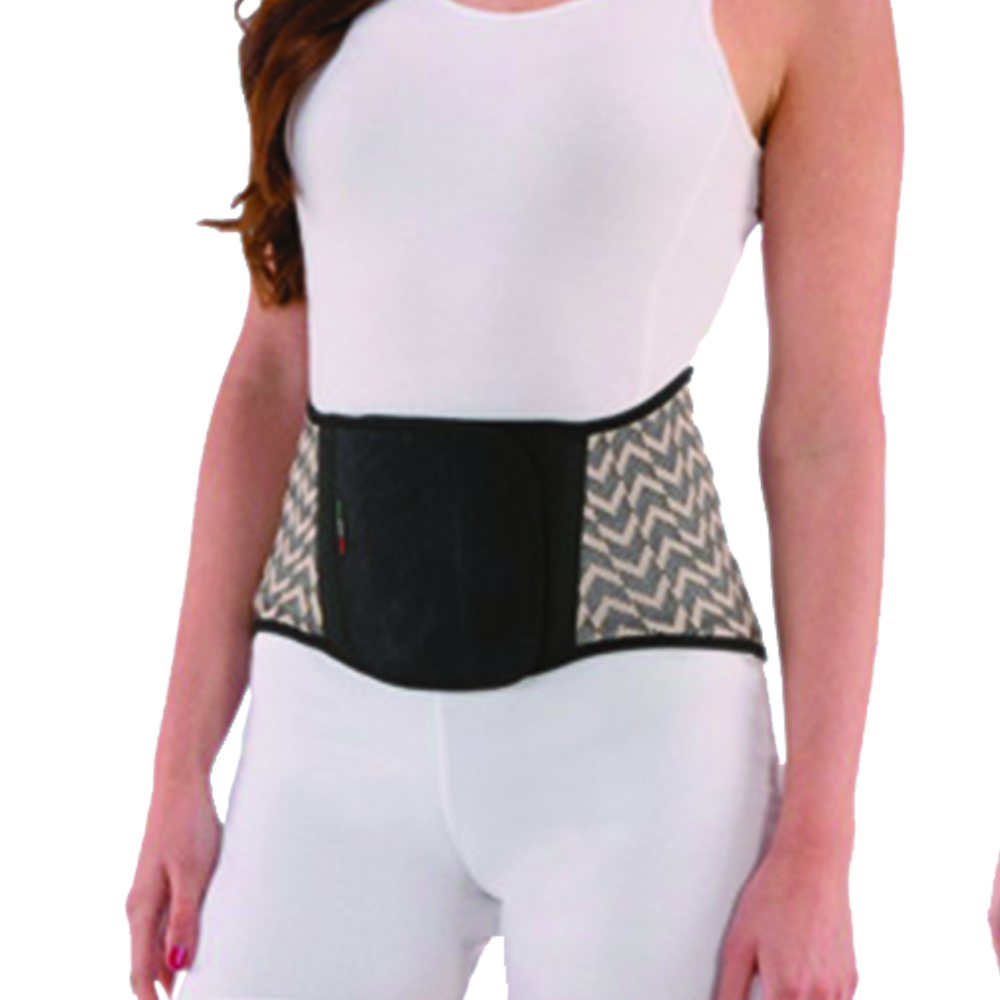 Trunk tutors - Fgp Lumbar Band Corset Brace Fashion Glam Black/skin H 25cm Woman