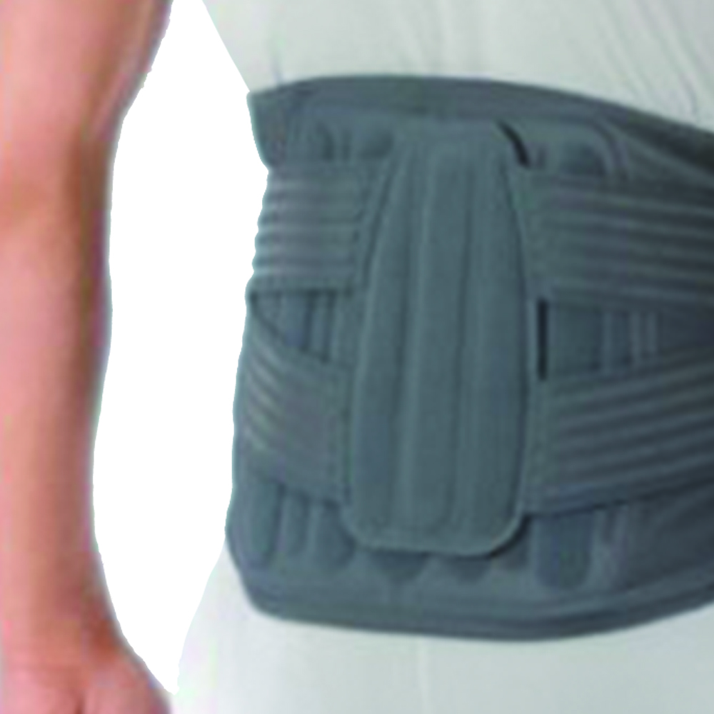 Trunk tutors - Fgp Lumbar Band Corset Elastic Back Brace Double Skin H 27cm Grey