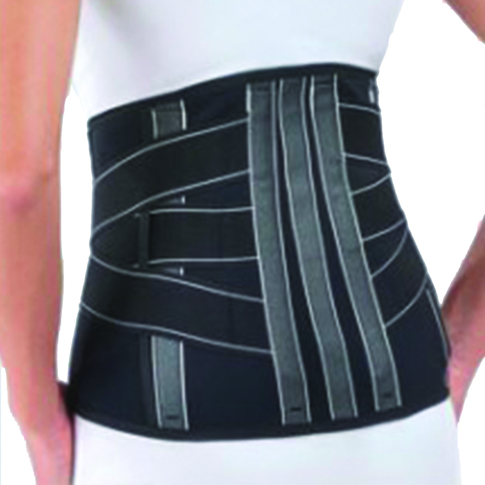 Trunk tutors - Fgp Lumbar Band Corset Orthopedic Brace In-cross Black H 27cm Lumbago 