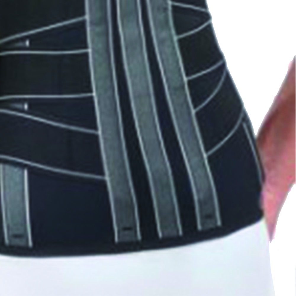 Trunk tutors - Fgp Lumbar Band Corset Orthopedic Brace In-cross Black H 27cm Lumbago 