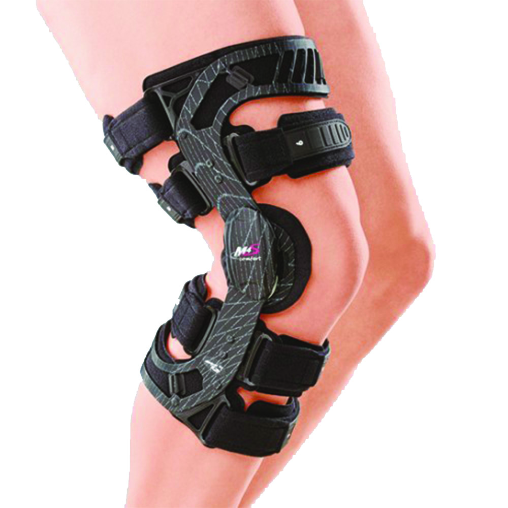 Knee braces - Fgp Knee Brace Orthopedic Knee Brace 4 Points M4s Comfort Short Left