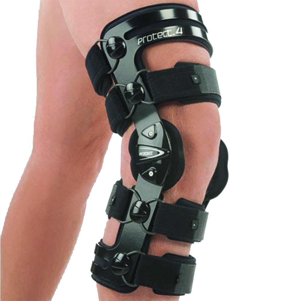 Knee braces - Fgp Knee Brace Functional Knee Brace 4 Points Protect 4 Short Left