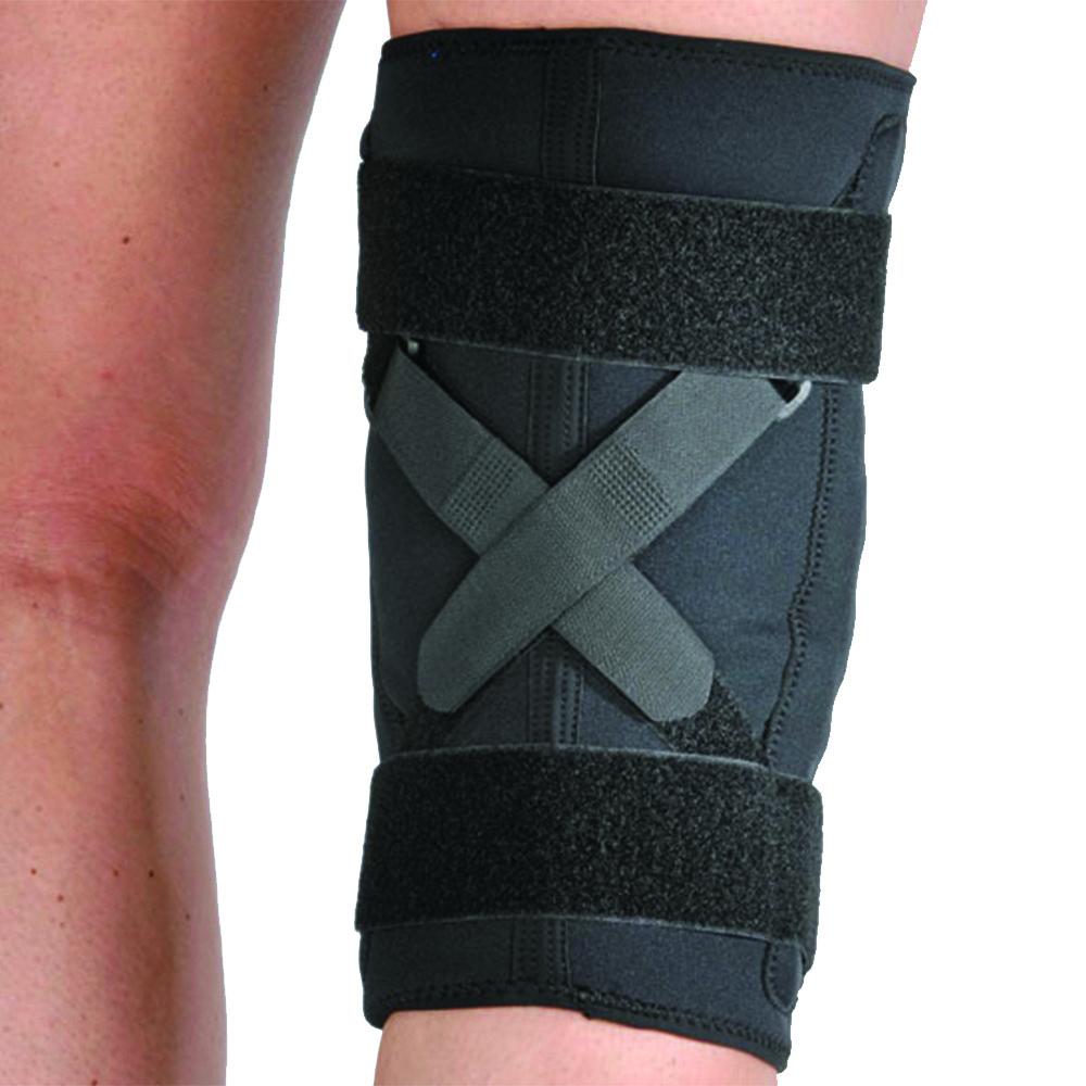 Knee braces - Fgp Knee Brace Filamed 701 Ar Knee Brace With Crossed Bands Hole