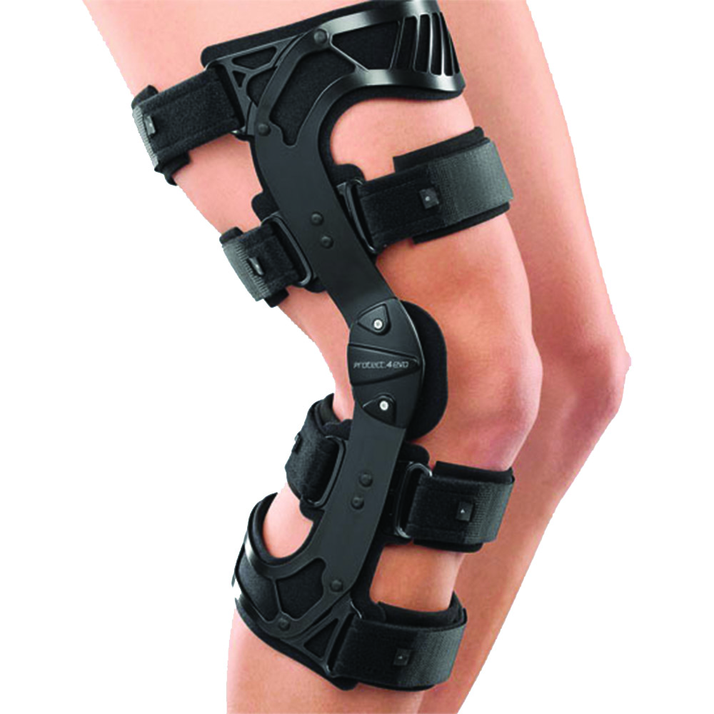 Knee braces - Fgp Protect 4 Evo 4-point Functional Knee Brace With Polycentric Joint, Right