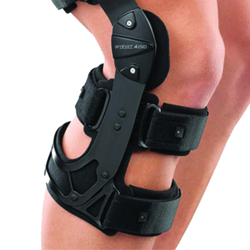 Knee braces - Fgp Protect 4 Evo 4-point Functional Knee Brace With Polycentric Joint, Right