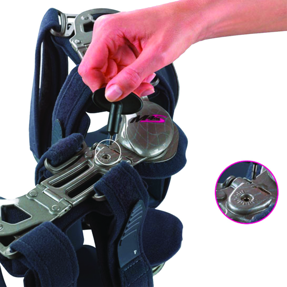 Tutori ginocchio - Fgp Ginocchiera 4 Punti M4s Oa Comfort Valgo Destra Bicompartimentale