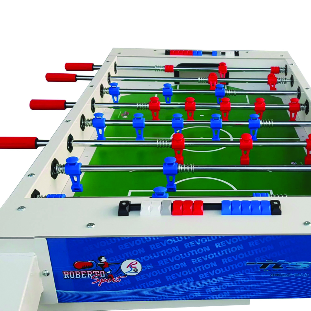 Indoor-Kicker - Roberto Sport Tischfußballtisch Special Revolution, Behindertengerechter Kickertisch Fpicb Mit Einziehbaren Stangen
