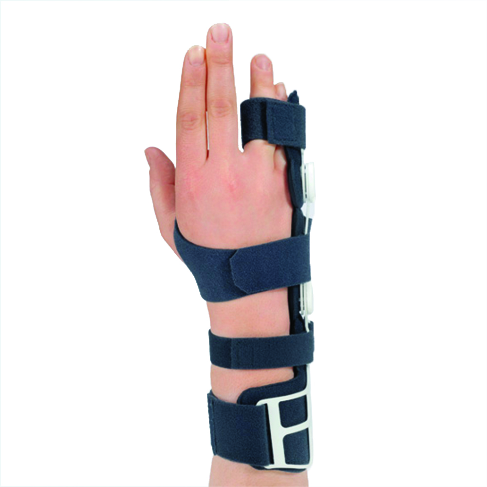 Hand braces - Fgp Pfo-100 Brace For 4th And 5th Ray Hand With Splint And Belts Right
