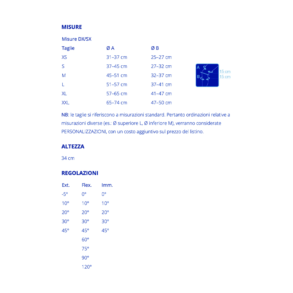 Knee braces - Fgp Knee Brace Orthopedic Knee Brace 4 Points M4s Comfort Short Left
