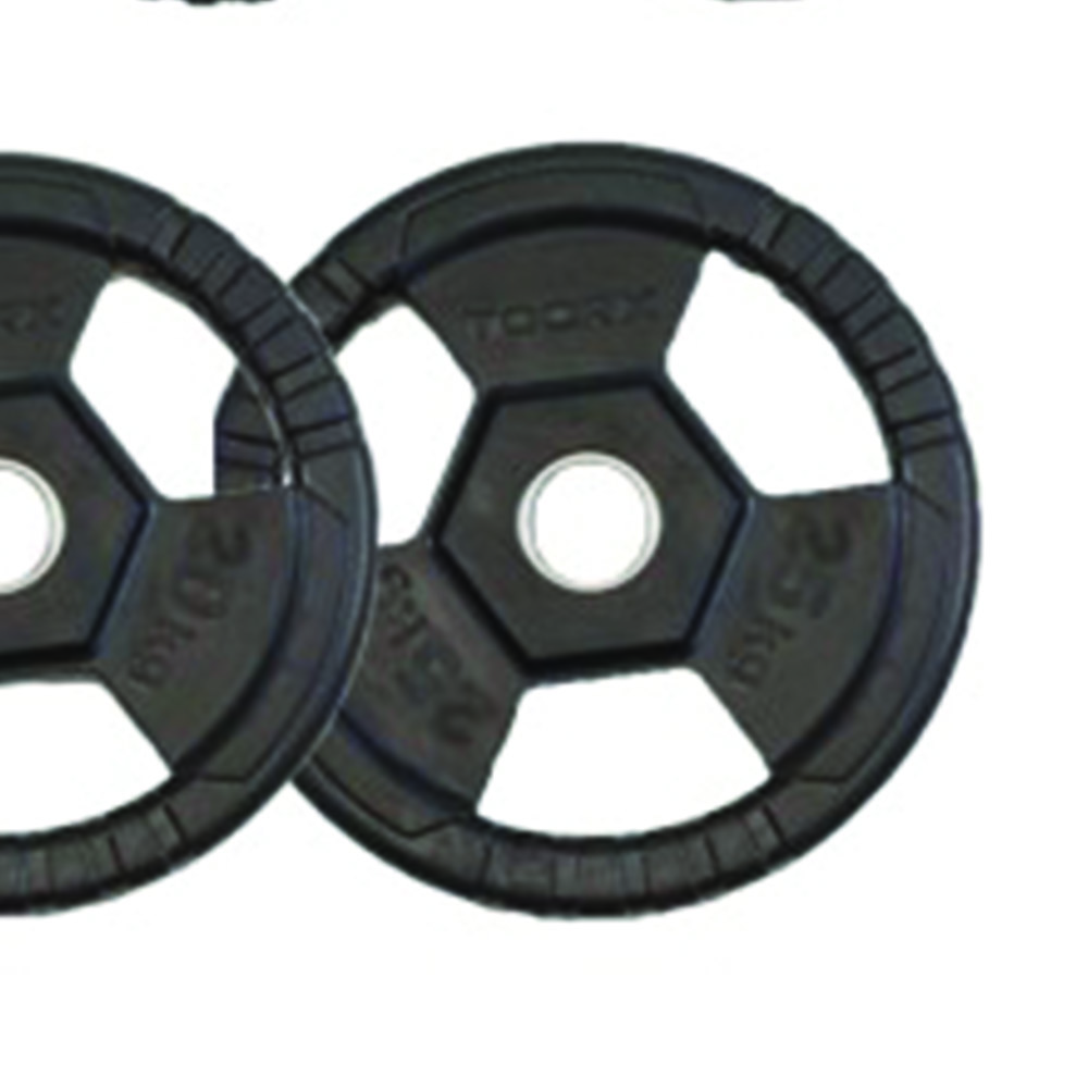 Discs - Toorx Tri Grip Rubberized Cast Iron Disc