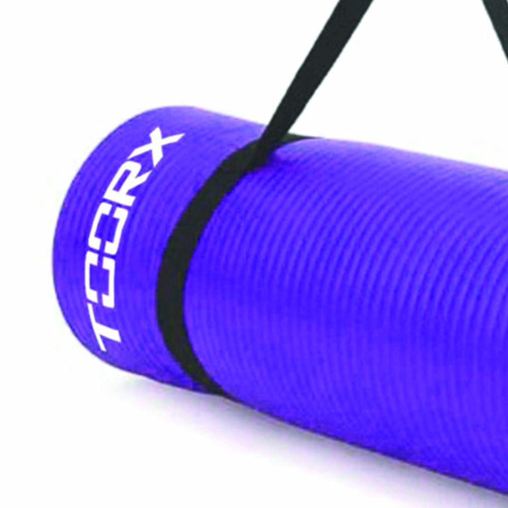 Floor mats - Toorx Fitness Mat With Purple Carrying Handle