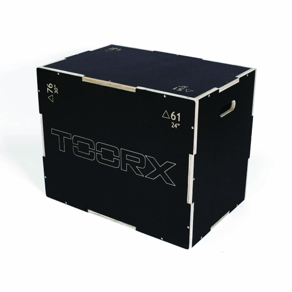Plyometric platforms - Toorx 3 In 1 Plyo Box With Non-slip Honeycomb Finish