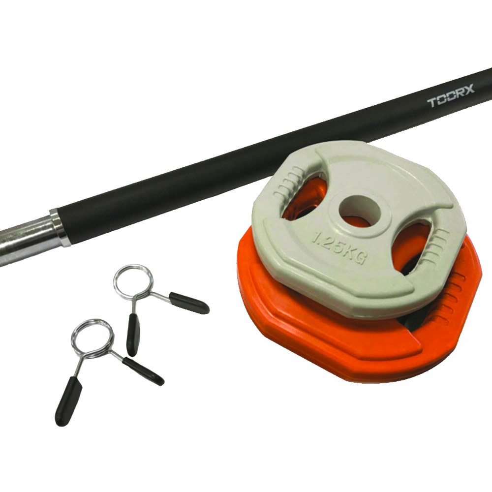 Barbells - Toorx Set Per Allenamento Muscolare Del Corpo Light 10kg