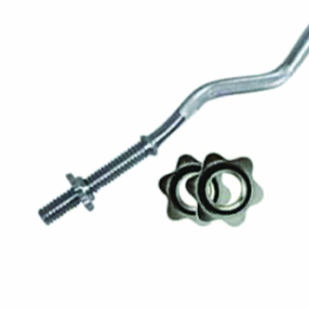 Barbells - Toorx Chrome Curl Barbell 120cm With Screw Closure