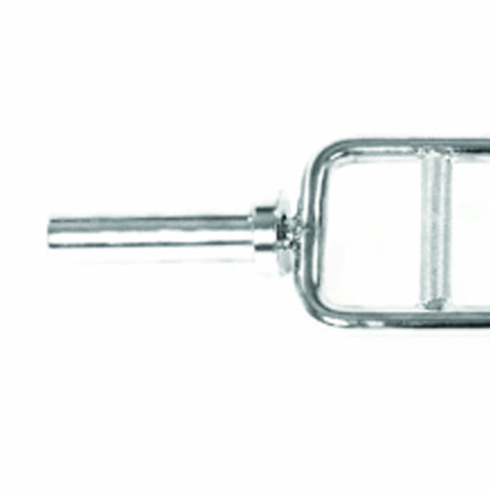 Barbells - Toorx Chrome Olympic Triceps Barbell 86cm With Bushes And Spring Plate Holders