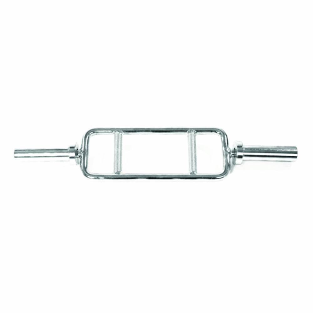 Barbells - Toorx Chrome Olympic Triceps Barbell 86cm With Bushes And Spring Plate Holders