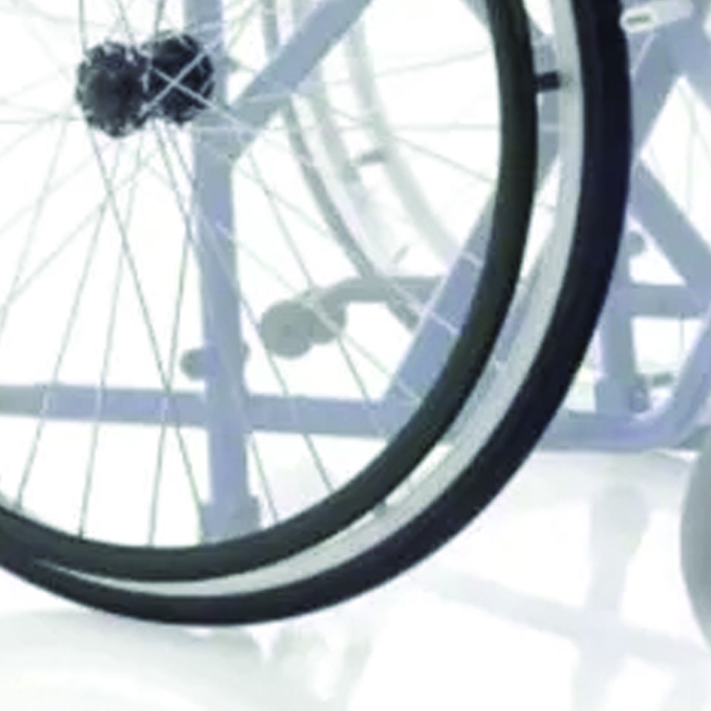Wheelchair Accessories and Spare Parts - Ardea One Single Rear Wheel For Wheelchair Start 2