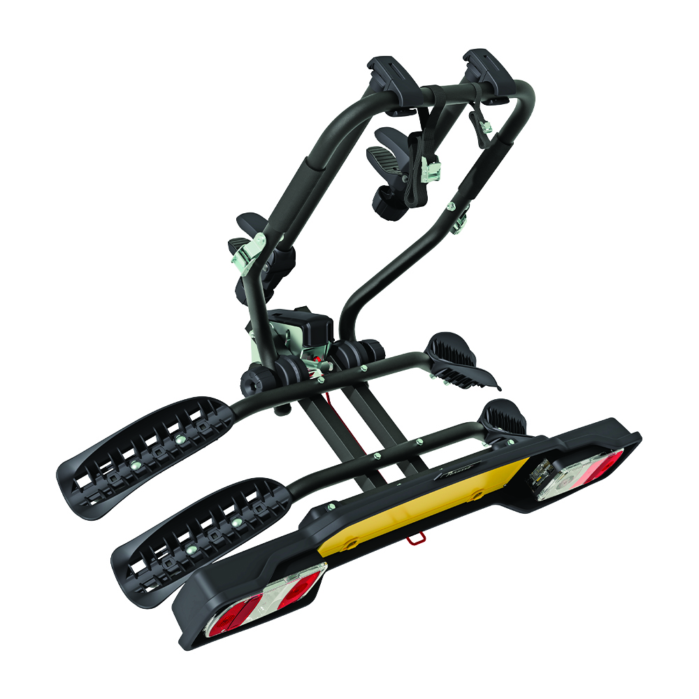 Tow hook bike rack - Peruzzo Universal Tilting Bike Rack For Siena Tow Hook For 2 Bikes