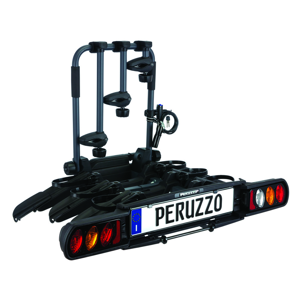 Tow hook bike rack - Peruzzo Bike Rack For Pure Instinct 3 Bike Tow Hook, Folding Anti-theft	