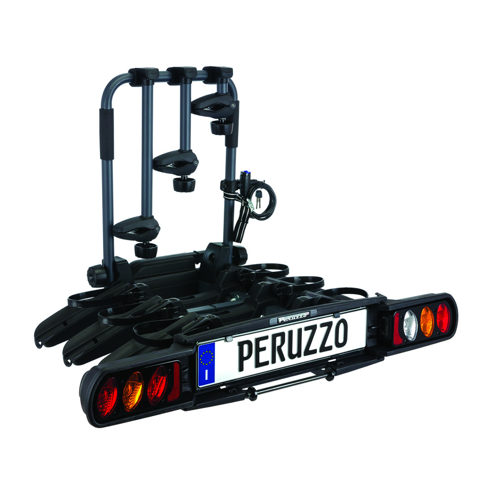 Tow hook bike rack - Peruzzo Bike Rack For Pure Instinct 3 Bike Tow Hook, Folding Anti-theft	